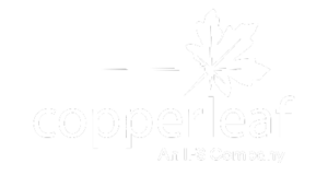 Copperleaf an IFS Company logo in white